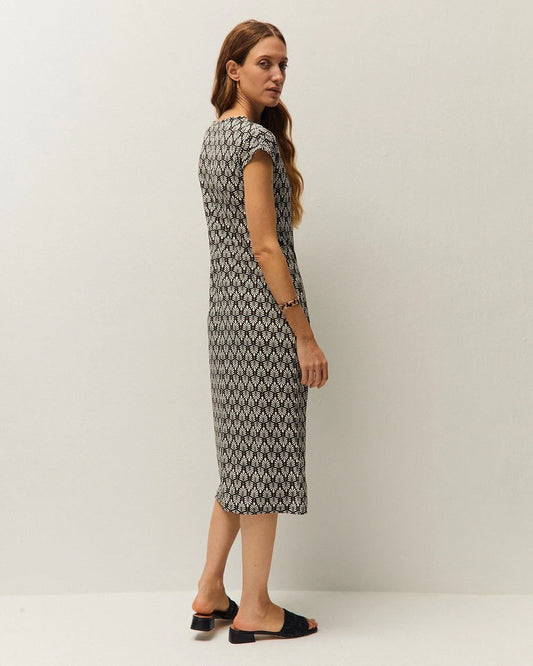 Vestido estampado geométrico