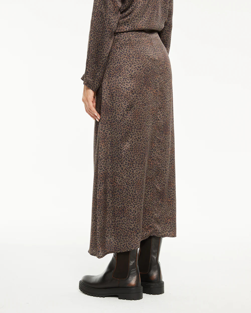 FALDA MIDI ANIMAL PRINT