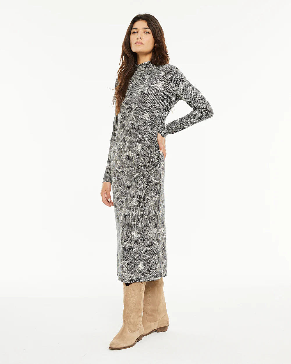 VESTIDO LARGO ESTAMPADO