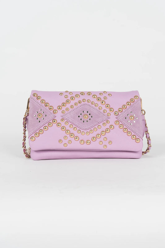 BANDOLERA PUCKET MALVA