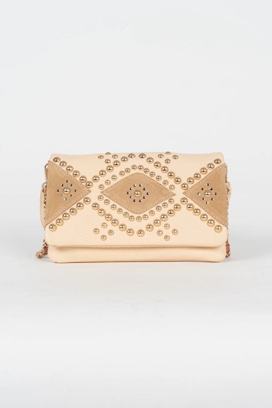 BANDOLERA PUCKET BEIGE