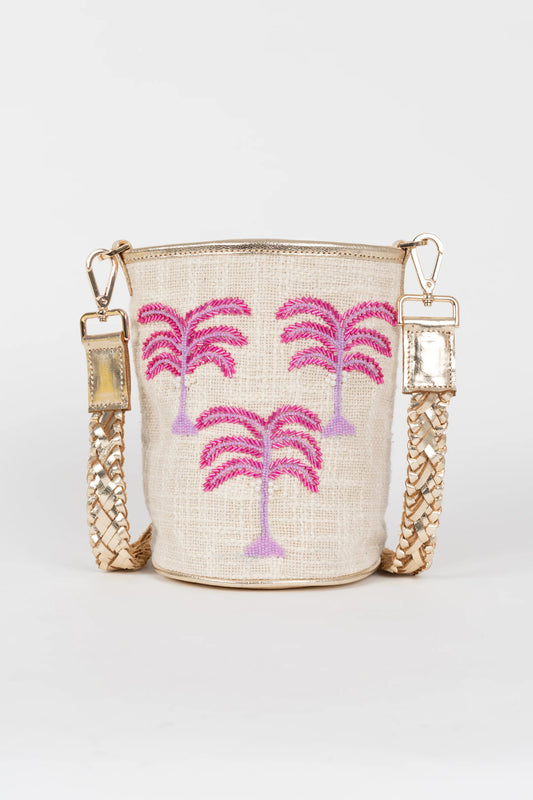 BANDOLERA PALMS ROSA