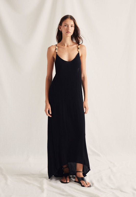 VESTIDO TIRANTRES NEGRO