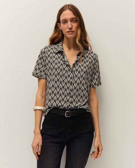 Camisa estampado geométrico