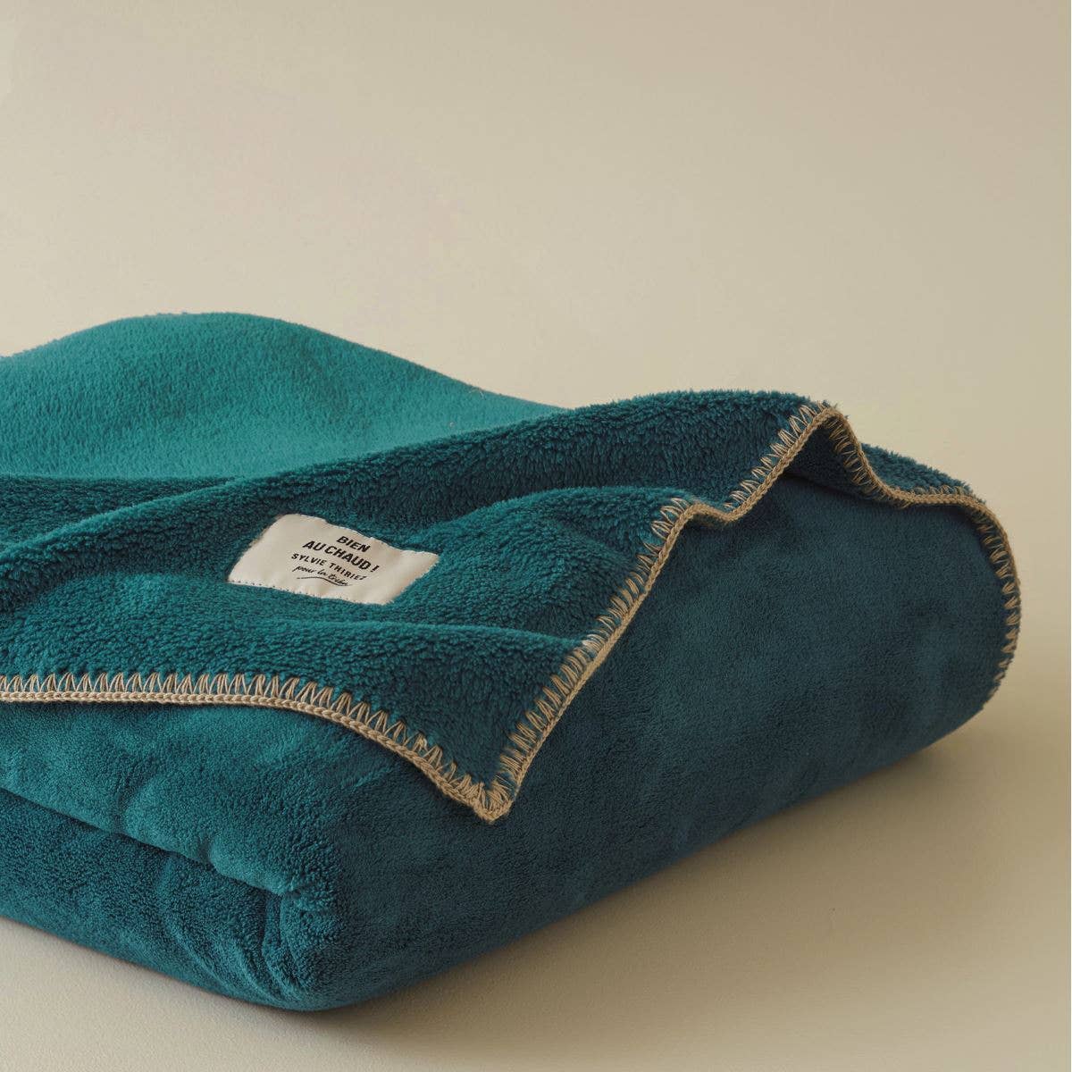 Manta polar azul Bien au chaud.